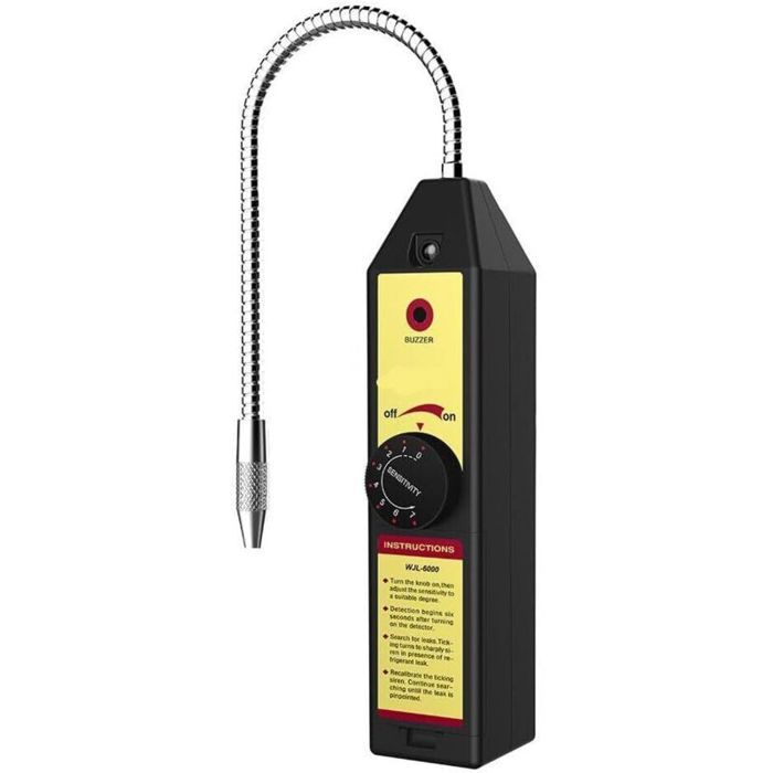 Testeur de Fuite de Gaz Réfrigérant HVAC Air Condition R22 R410A R134A CFC HCFCs Indicateur HFCs Haute Précision WJL-6000