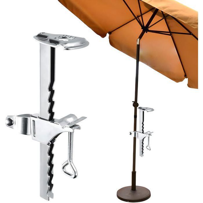 Support de Parasol 1Pcs Support Parasol Balustrade Support Parasol Balcon Support Parasol Table pour Balcon Terrasse ou T Femeo