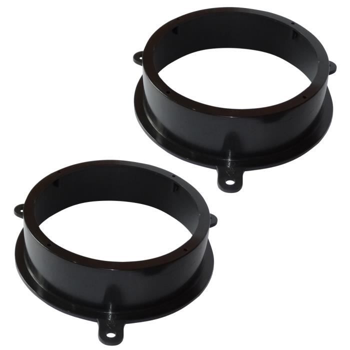 Aerzetix: 2 adaptateurs supports de haut-parleurs enceintes 165mm porte  avant ou arrière pour Renault Mégane III 2008+ Scénic 3 2 - Cdiscount  Auto