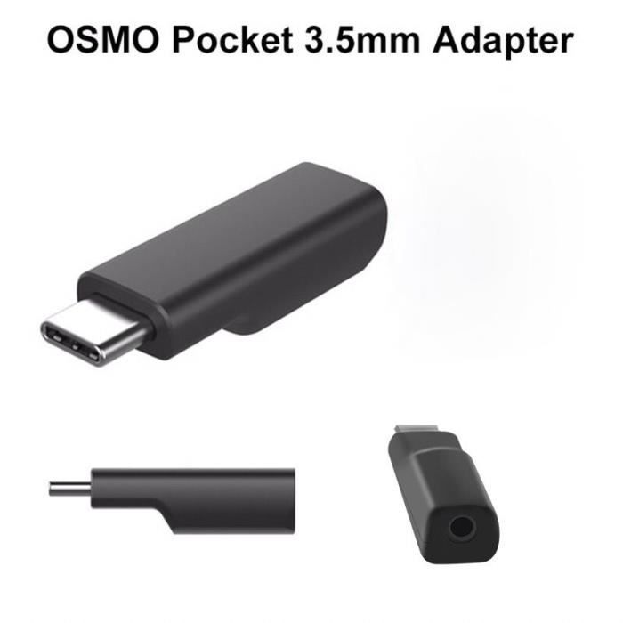 A-Ou DJI Osmo Pocket 3.5mm adaptateur prend en charge le support