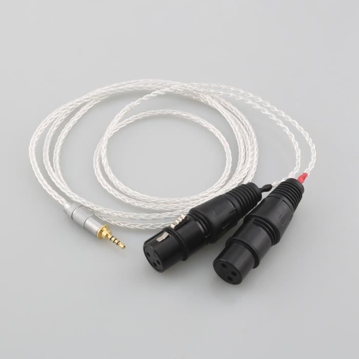 Câble Audio Jack 3,5 Mm Vers XLR Mâle - 1,5 Pieds (0,5 M) - Asymétrique - Pour Connecter Smartphone, Tablette Ou PC à Une Table De Mixage
