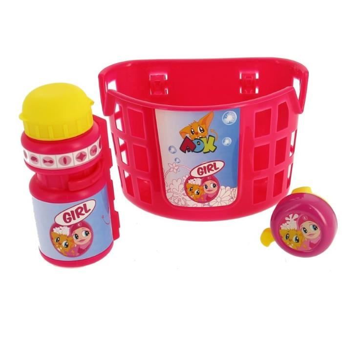 Panier Velo Fille Bidon Sonnette Prix Pas Cher Cdiscount