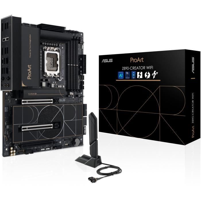 Carte mère – ASUS – PROART Z890-CREATOR WIFI – Intel Z890 LGA 1851 (Socket V1) ATX