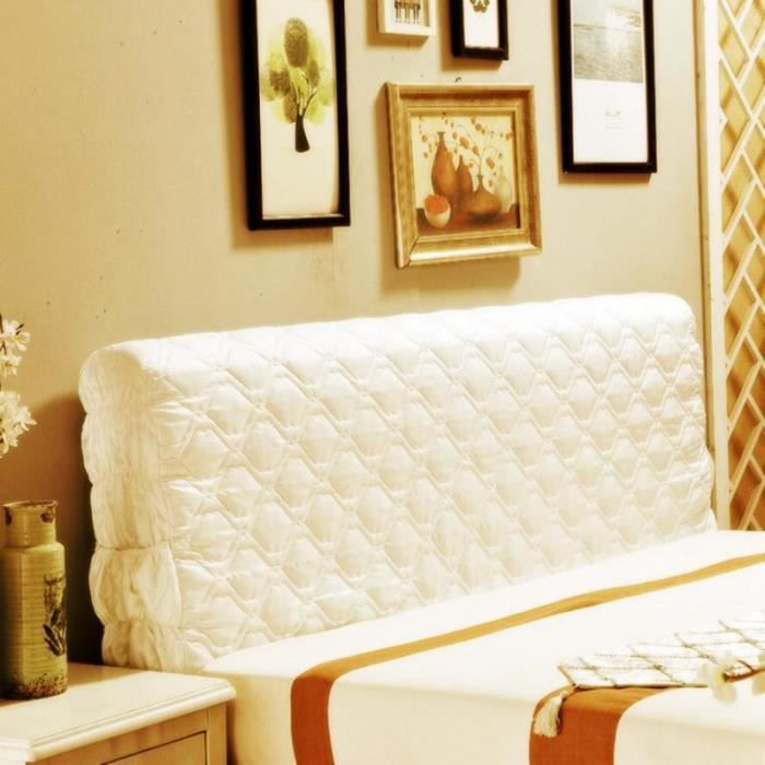 Lit De Soie De Luxe Tete De Lit Housse De Protection Protecteur Lit Blanc Casse Achat Vente Tete De Lit Housse De Tete De Lit 1 Cdiscount