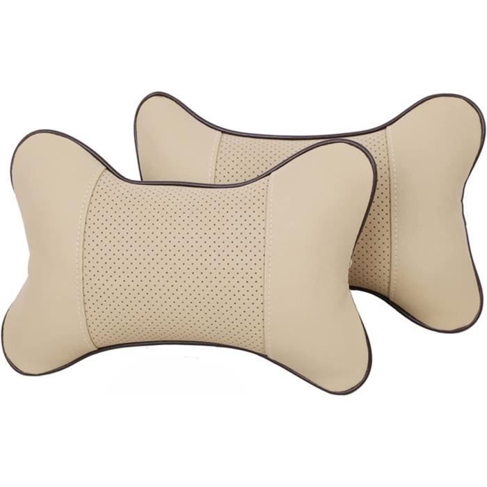 Lot De 2 Housses D'Appui-tête Universelles Pour Voiture - Lavables, Anti-poussière - Taille 24x26 Cm