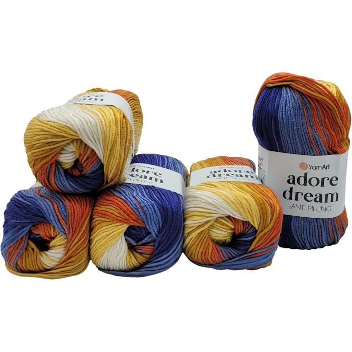 Lot De Laine Jaune Acrylique Idéal Pour Layette - Marque Coutelle Zéphyr - 2 Pelotes + 1 Entamée
