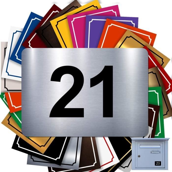 Adesivi Numeri Per Cassetta Postale Oracal Vinile - Sticker Numéro Boite Aux Lettres