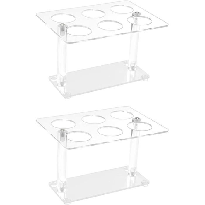 Support Cuisson Cônes Cupcakes 16 Emplacements Acier Inoxydable - Présentoir Cornets Crème Glacée