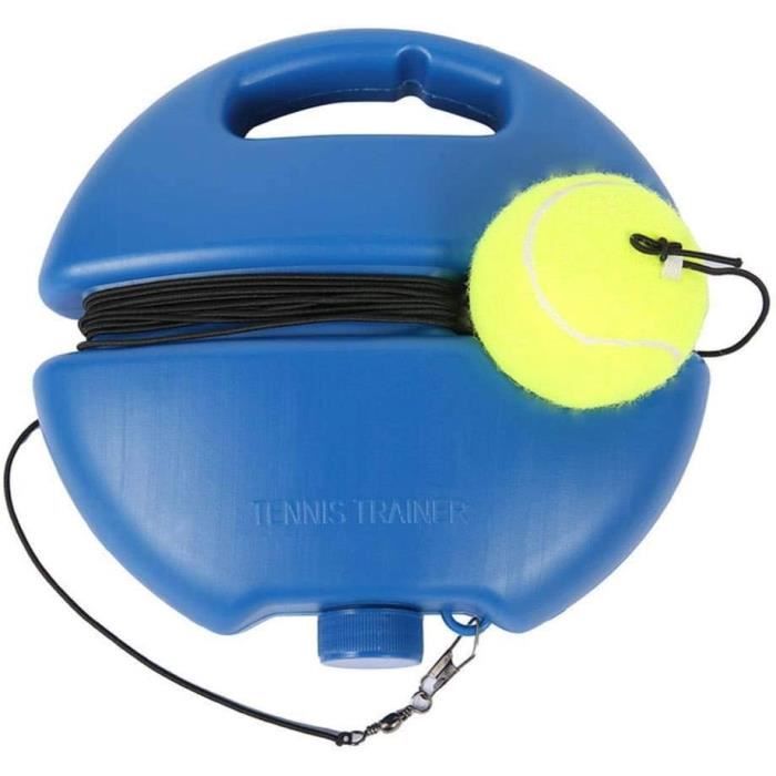 Tennis Trainer Entraîneur De Tennis Solo - Avec 2 Balles Rebondissantes Et Base Remplissable - Pratique Portable