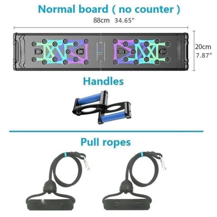 Banc de fitness * 14 * * de charge de 1102,31 lb, équipement d'exercice professionnel multifonctionnel avec coussin de siège