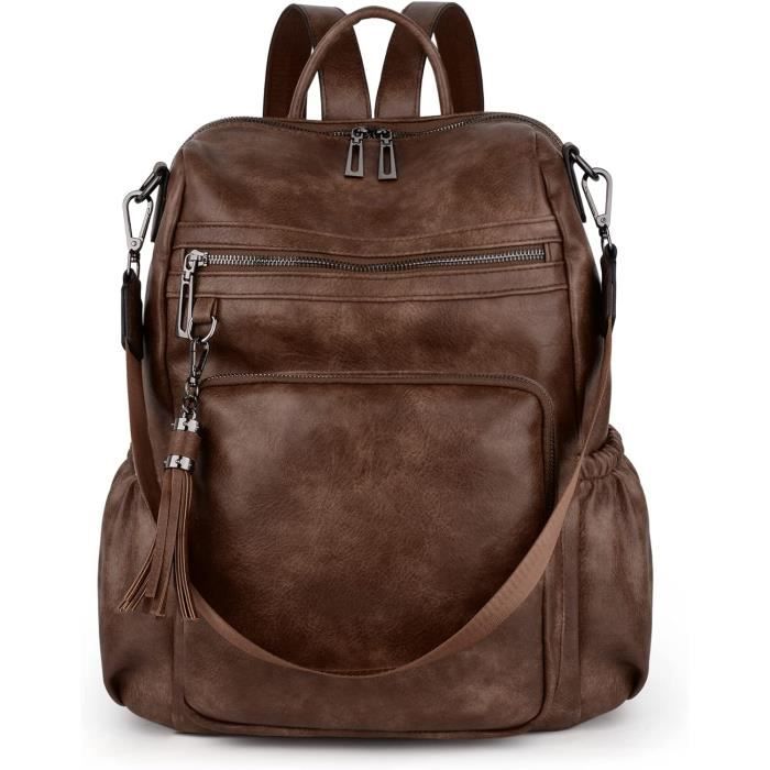 Sac Bandoulière Aisselle Anti-vol En Cuir PU - Style Steampunk, Double Sangle - Pour Festivals, Voyages