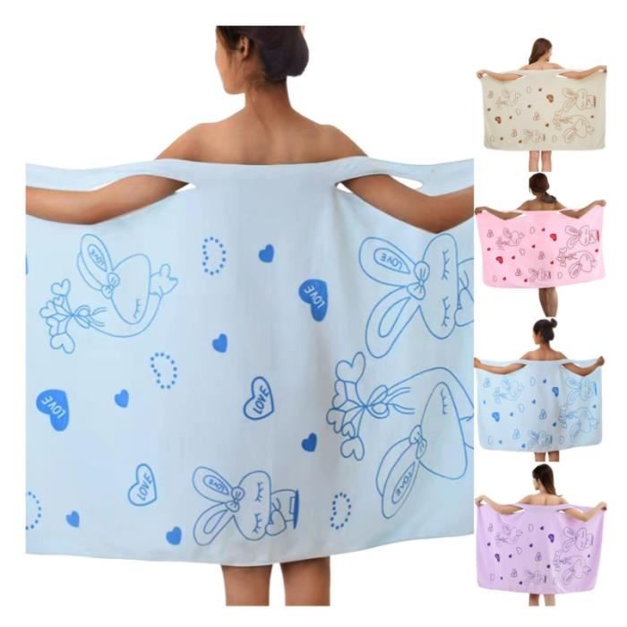 Hiser Serviette Poncho De Surf À Capuchon Poncho De Bain Tropical Imprimé Plage Serviette à Changement Adulte Ado Microfibre Peignoir Serviettes De Natation Poncho (75x110cm,Feuille Verte