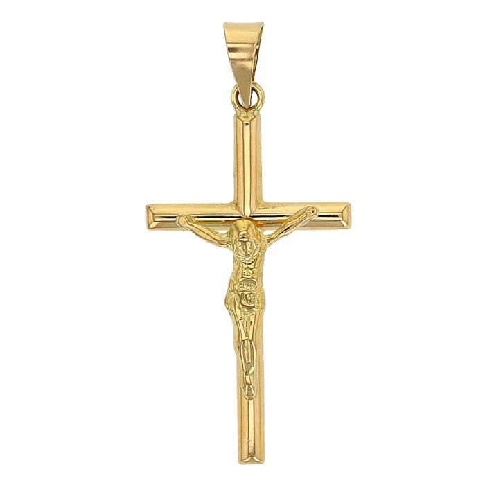Jouailla - Pendentif croix avec le Christ en Or 750-1000 (305002)