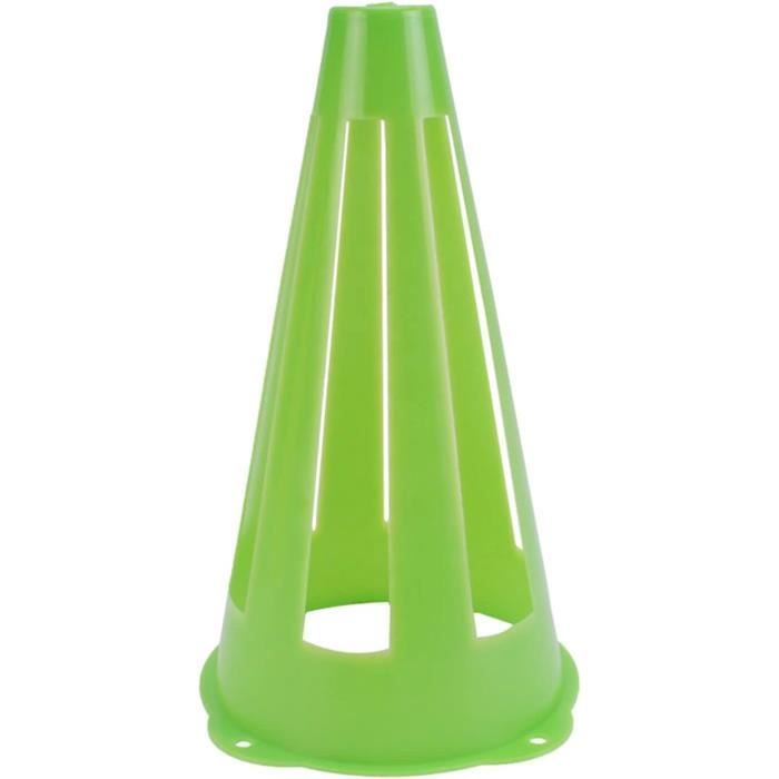 12 Cônes Plats 8 Pouces Multicolores - Marqueurs Entraînement Football, Basket, Agility