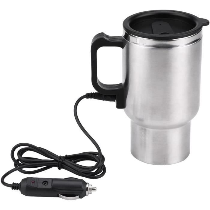 Bouilloire électrique de voiture pour les voyages, 12 V/24 V, petite