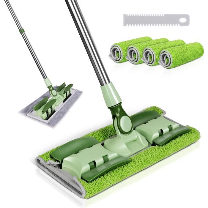 Balai Nettoyage Sols Carrelage Parquet Bona - Balais Serpillère Nettoyer Sol - Télescopique - Réglable - Balai Serpillière Microfibre Balai Nettoyage Sols Carrelage Parquet Bona - Balais Serpillère Nettoyer Sol - Télescopique - Réglable - Balai Serpillière Microfibre