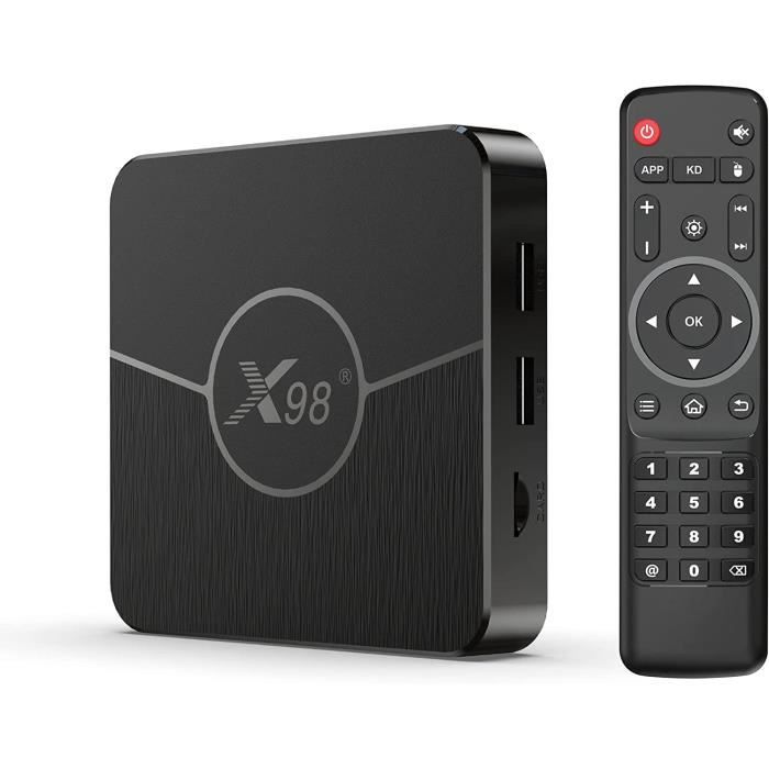 Android TV Box 11.0 4GB RAM 64GB ROM Set Top Box Smart TV Box Amlogic S905W2 1080P Ultra HD 4K