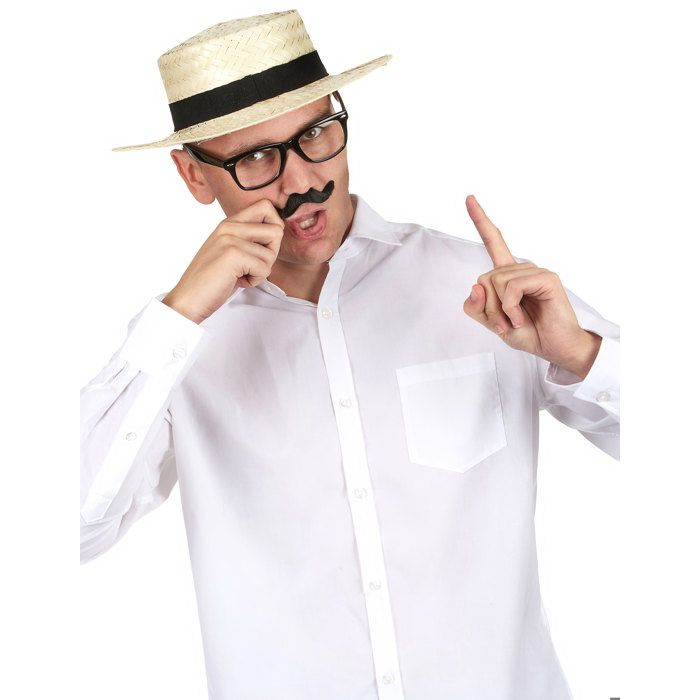 chapeau canotier adulte 175846 taille unique cdiscount jeux jouets