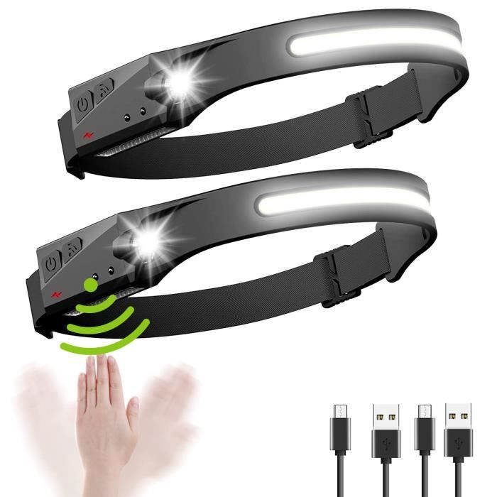 Lampe frontale LED rechargeable NU43 1400lm charge rapide USB-C | LéonLeds