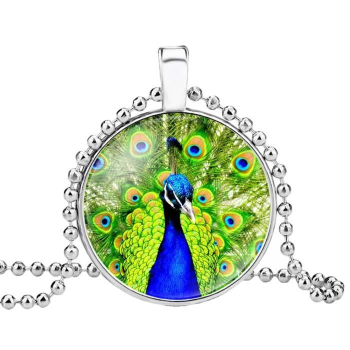 Caimeytie Parure Femme Collier Bracelet Panda Verre