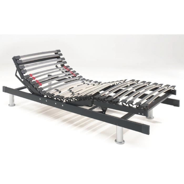Sommier De Relaxation Electrique Silver 140 X 200 Cm Achat Vente Sommier Cdiscount