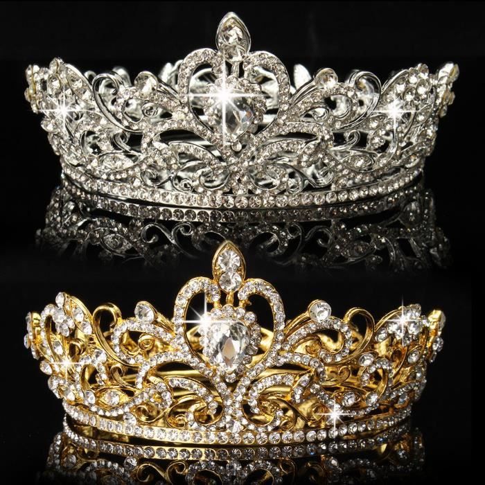 Diademe Couronne Strass Tiara Fleur Bijoux Mariage Bandeau Cheveux Or Tu Achat Vente Diademe Diademe Couronne Strass Tiara