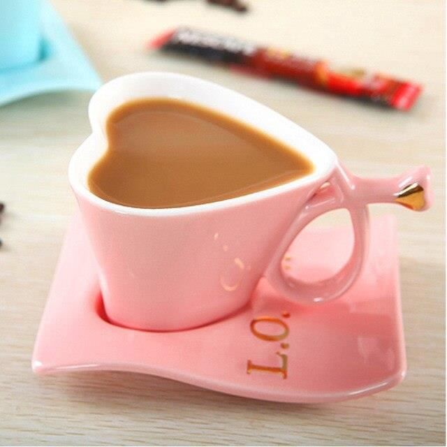Tasse en céramique ours en peluche avec nœud, tasse à café originale Super mignonne pour petit déjeuner, tasse à café rose, tasse à café portative  15