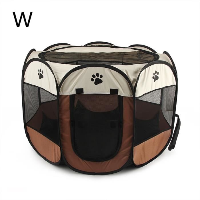 Tente octogonale pliable - Animalerie - 65X65X43CM - Portable - Pour chien - Extérieur