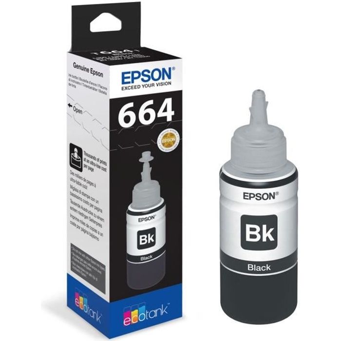 Cartouche dencre Epson ECOTANK T6641 Noir
