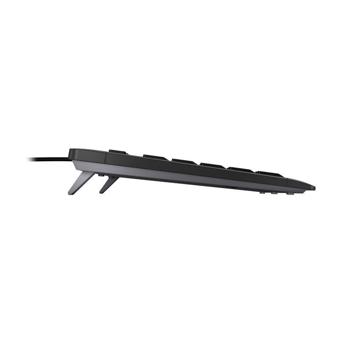 Clavier TKL - CHERRY - STREAM - USB - US avec symbole euro - Commutateur CHERRY SX - Noir