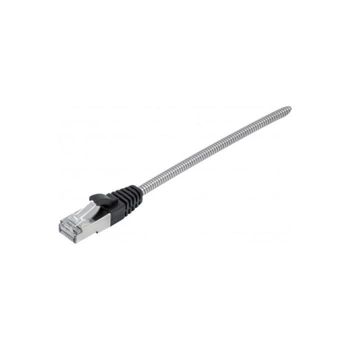 Cordon RJ45 CAT 6A U-FTP armé anti-rongeur - 5 mètres - Cdiscount ...
