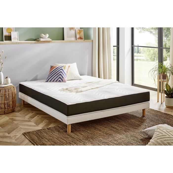 DORMIPUR® ensemble matelas mémoire de forme ép. 22 cm et sommier 140x190 cm