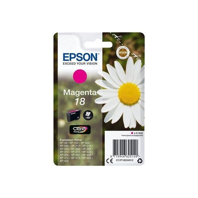 EPSON Cartouche T1803 - Pâquerette - Magenta