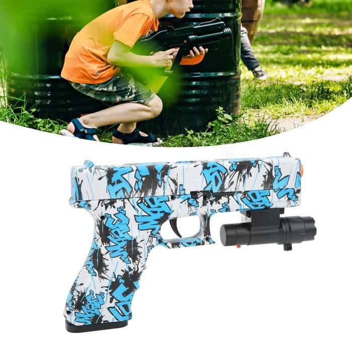 Pistolet Jouet, Pistolet à Bille éjection avec 100 Balles en Mousse Molle Jouet de Tir pour Enfant, Jeux Intérieurs et Extérieurs Cadeau Noël Anniversaire pour Garçons Filles Ado 6-14 Ans | Votre