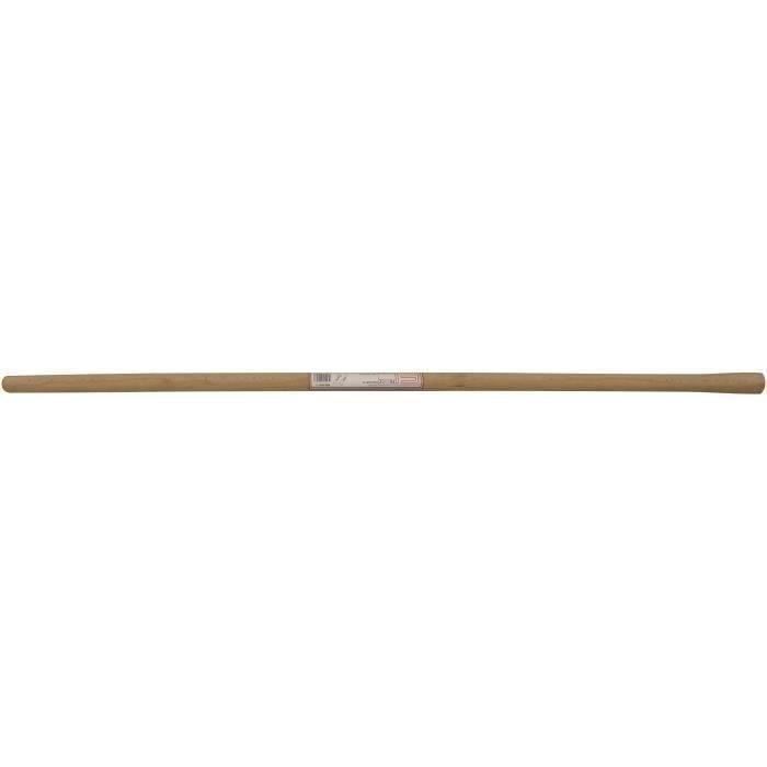 Manche en bois dur poncé adaptable pour serfouette, Ø32mm x 1,1m