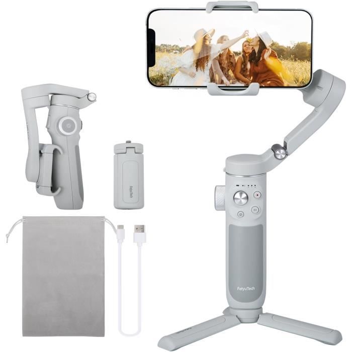 Stabilisateur Smartphone - FEIYU TECH - Vimble 4SE - 3 Axes - Suivi IA - Autonomie 9h
