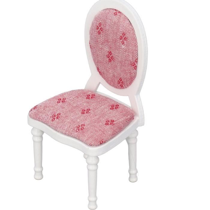 Chaise de Style Napoléon III, Shabby Chic, Maison de Poupée