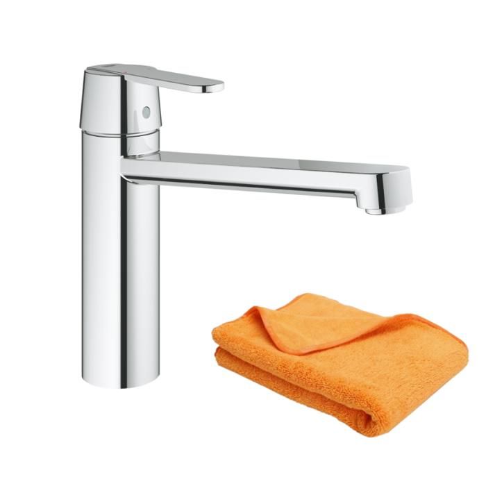 Grohe Robinet de cuisine Get chromé + microfibre