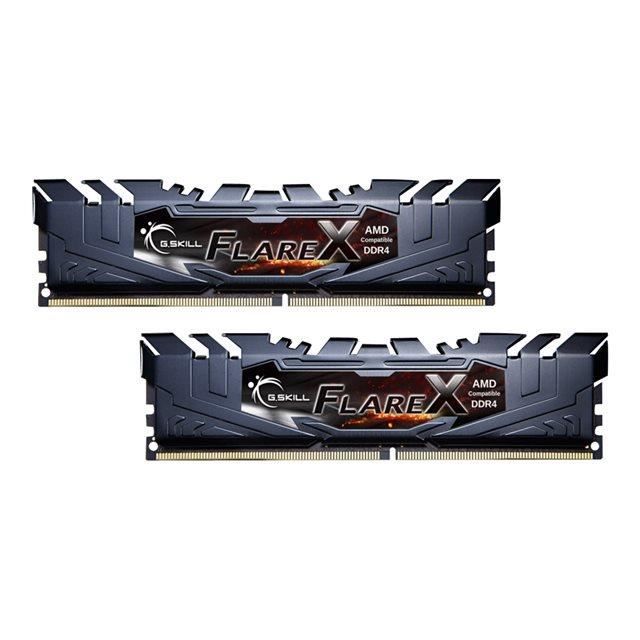 Vente Memoire PC G.SKILL Mémoire PC Flare X - DDR4 - Kit 16 Go (2 x 8 Go) - 2400 MHz - CL15 pas cher Vente Memoire PC G.SKILL Mémoire PC Flare X - DDR4 - Kit 16 Go (2 x 8 Go) - 2400 MHz - CL15 pas cher