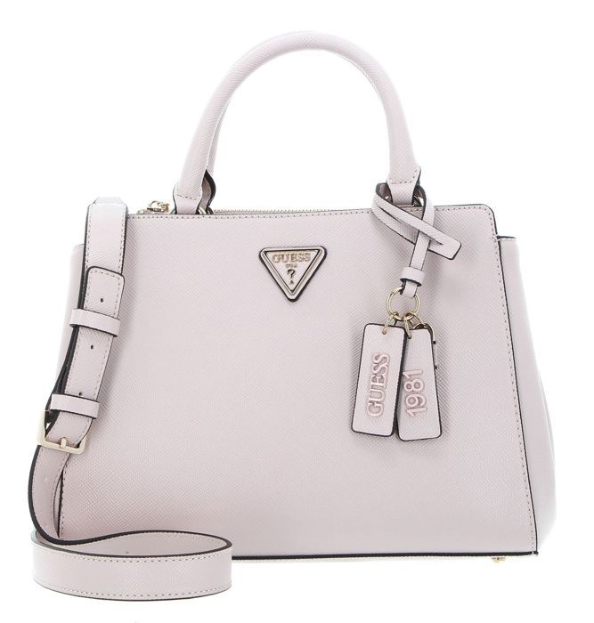 GUESS Sac à main rose pour femme Eco Elements Girlfriend Satchel