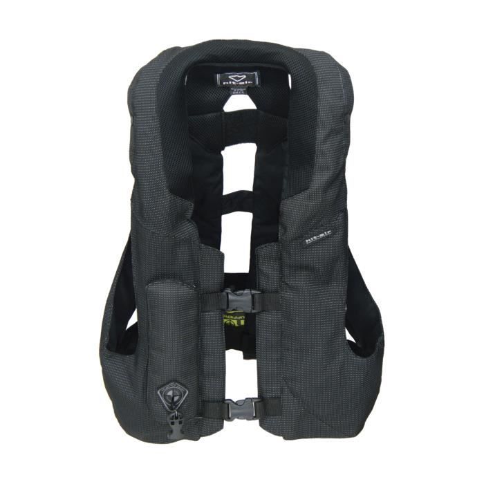 Hit Air - Gilet airbag MLV-RC rétro-réfléchissant - Taille - Médium (S-XL) M Noir