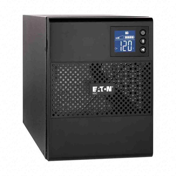 Onduleur Tour – EATON – 5SC – Line-Interactive sinusoïdale UPS – 500VA – 4 prises IEC 10A – carte réseau option – 5SC500I