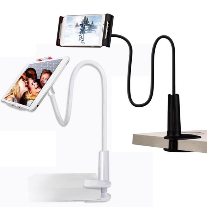 Support Téléphone Cou Flexible Universel – Lazy Cou – Pour Smartphone, Tablette Jusqu'à 7,5" – Noir