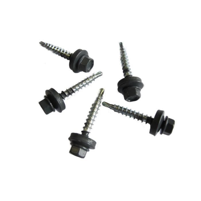 Pack de 100 Acier Pour Bois Tek Vis 6.3 x 32 16 mm