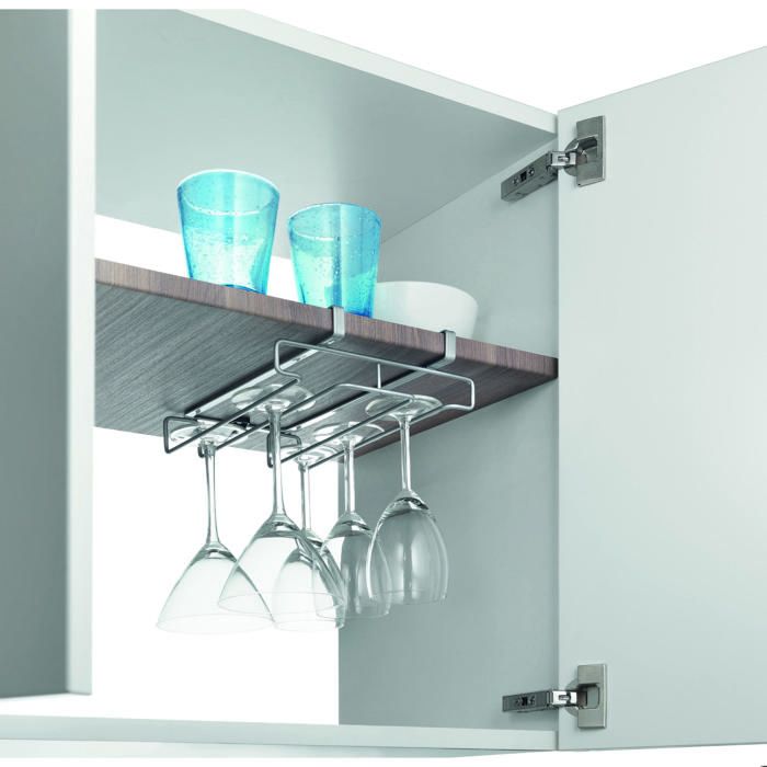 FLYING-Porte-verres à Pied en Métal Présentoir Rack Support Verres Pour