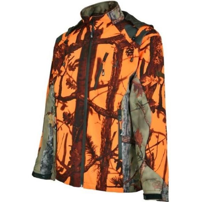 Blouson de chasse Softshell Ghostcamo Percussion