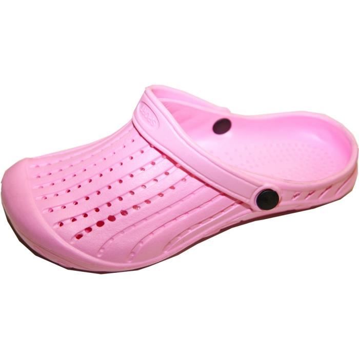 Sabots Plastique Homme Femme Hôpital Infirmier(e),Maison,Jardin,vacances !  Rose - Cdiscount Chaussures
