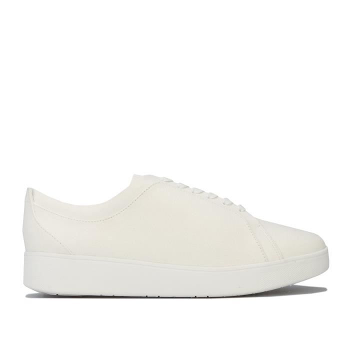 Baskets Fitflop Rally Denim Pour Femme En Blanc. Blanc - Cdiscount  Chaussures
