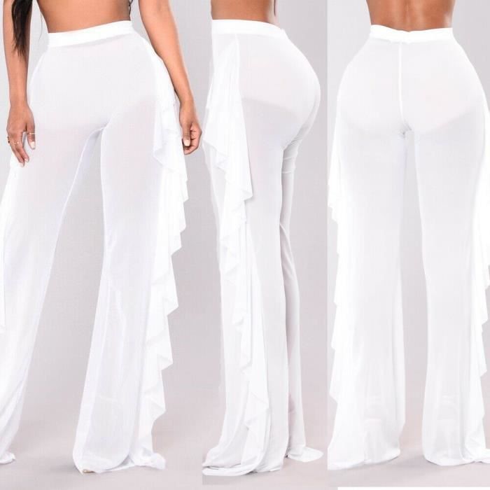 Pantalon de plage transparent cheap