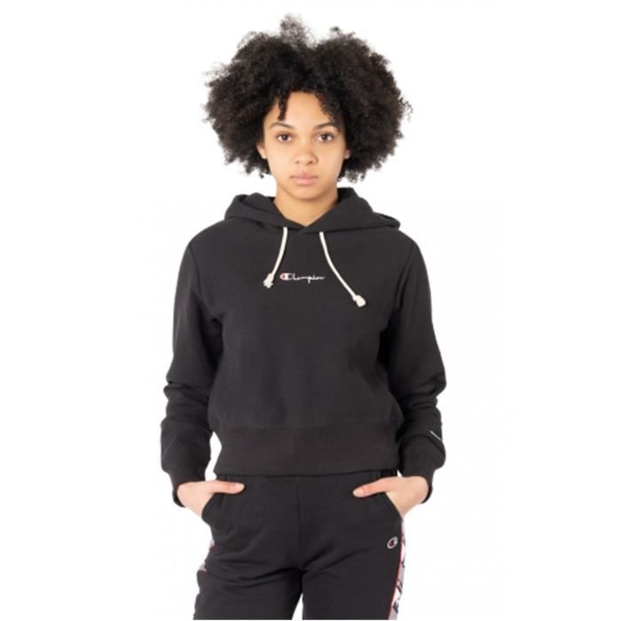 Sweat champion noir best sale femme